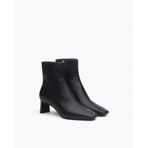 Rag & Bone Avery Zip Boots Black Leather Sz 39